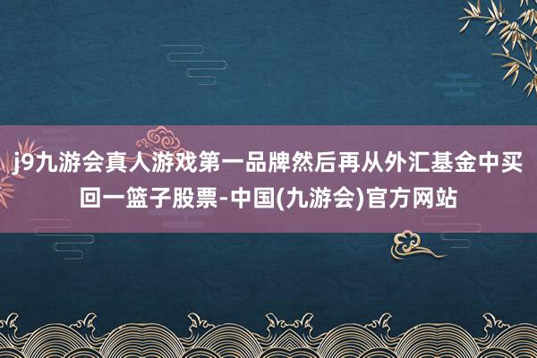 j9九游会真人游戏第一品牌然后再从外汇基金中买回一篮子股票-中国(九游会)官方网站