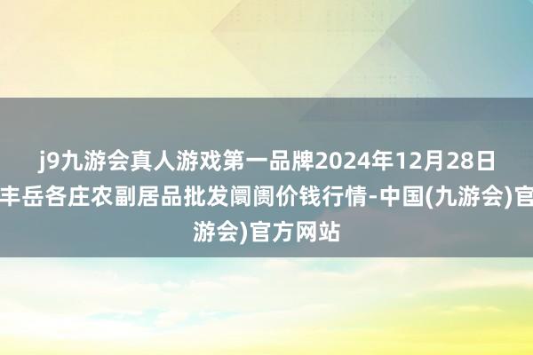 j9九游会真人游戏第一品牌2024年12月28日北京京丰岳各庄农副居品批发阛阓价钱行情-中国(九游会)官方网站